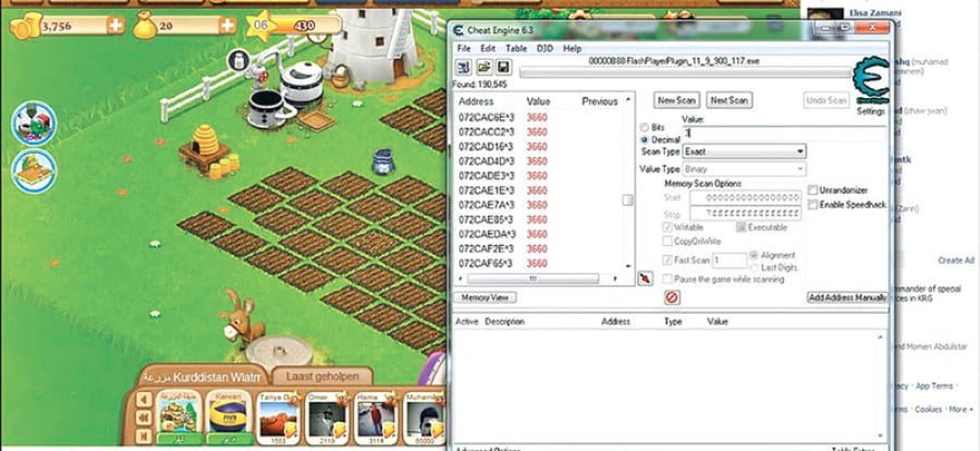 App Cheat Engine para hackear juegos