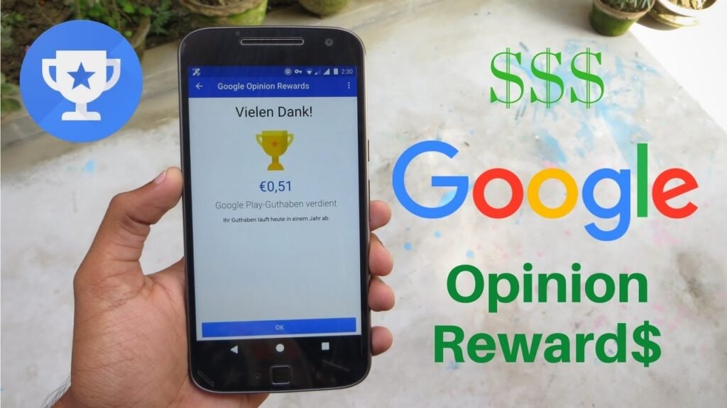 App Google Opinion Rewards para ganar dinero haciendo encuestas