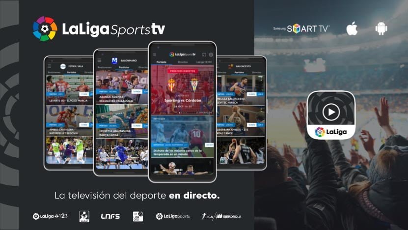App LaLiga Sports TV para ver futbol gratis