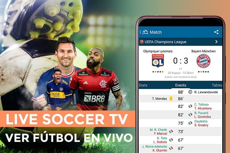 App Live Soccer TV para ver futbol gratis
