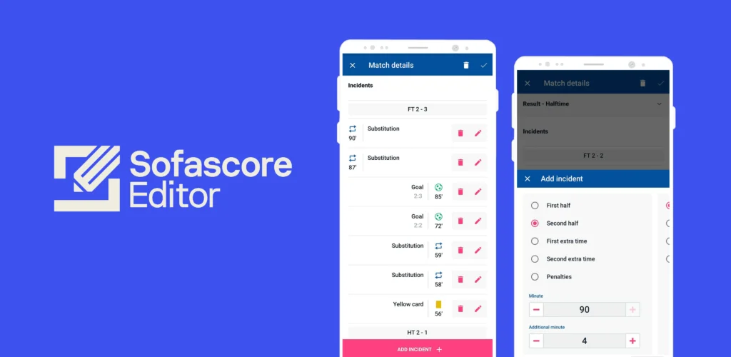 App SofaScore para ver resultados y estadísticas de Futbol