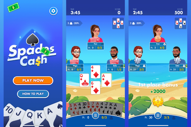 App Spades Cash para ganar dinero jugando