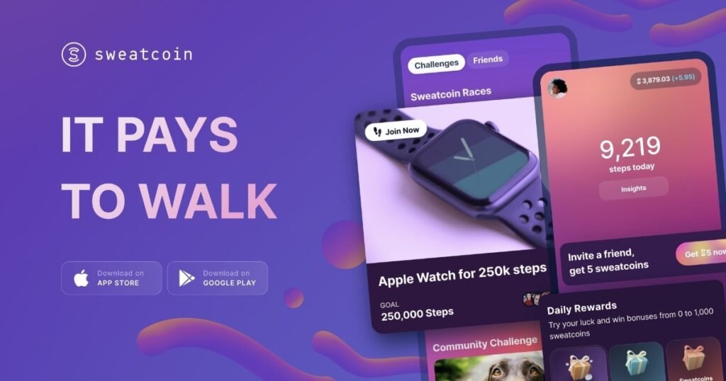 App Sweatcoin que paga dinero por caminar.jpg