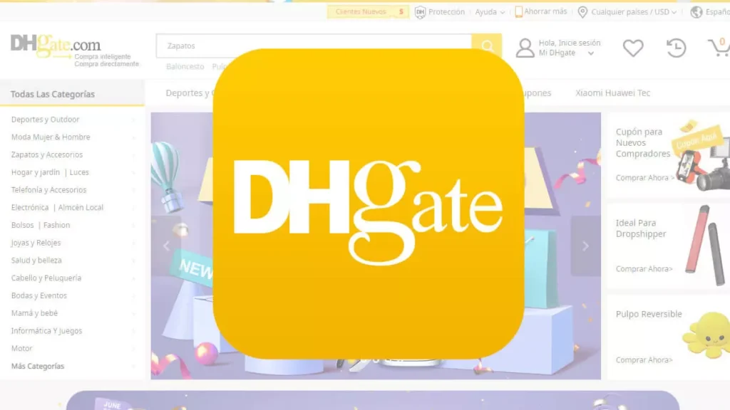 DHGate alternativa a AliExpress