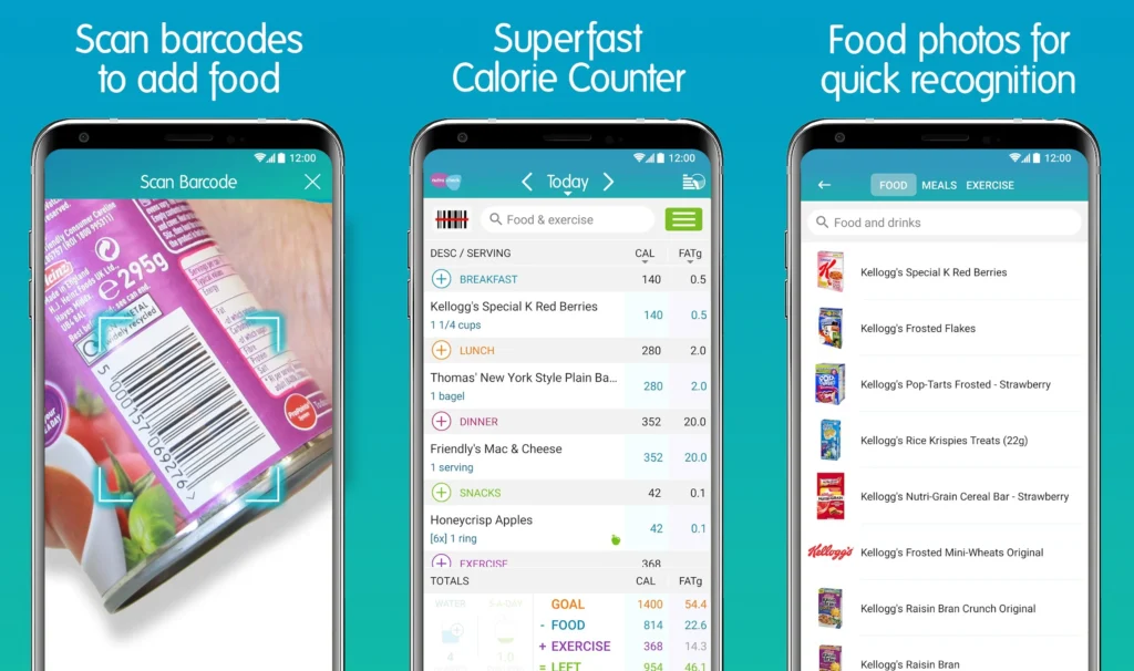 Mejores apps de contador de calorías