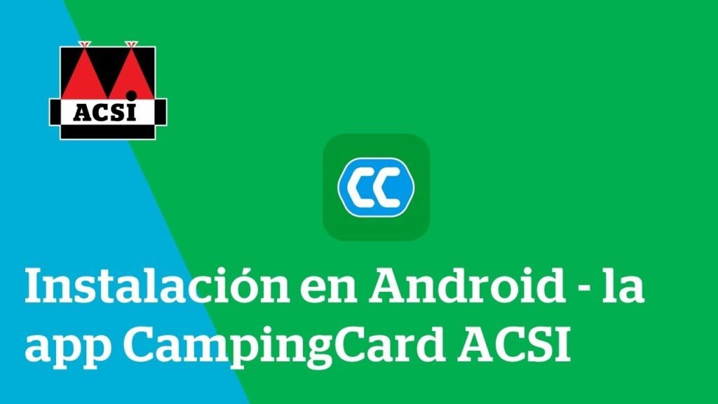 App ACSI Campsites para acampar