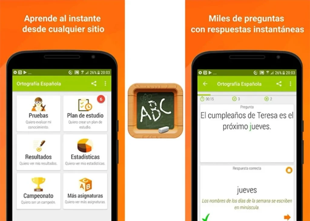 App Aprende Ortografía para aprender gramática