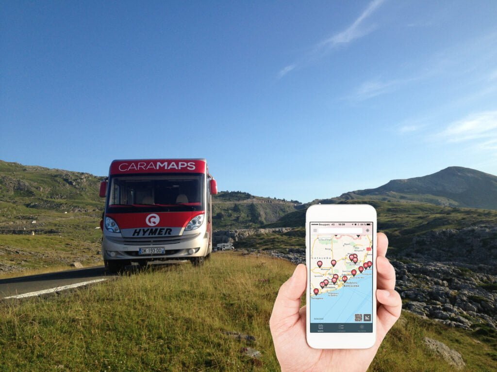 App CaraMaps para acampar
