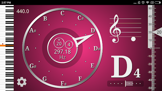 App CarlTune para afinar la guitarra
