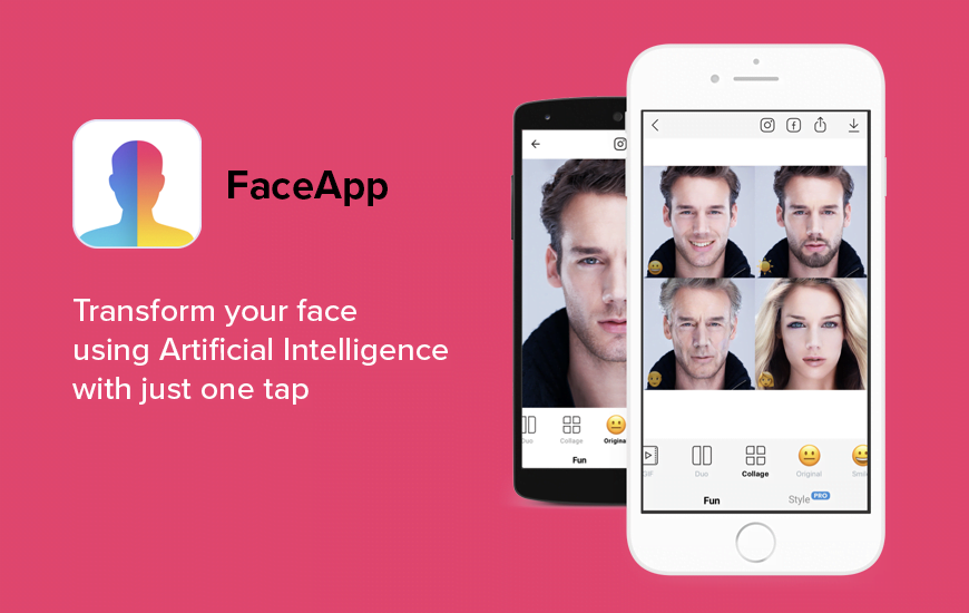 App FaceApp con IA