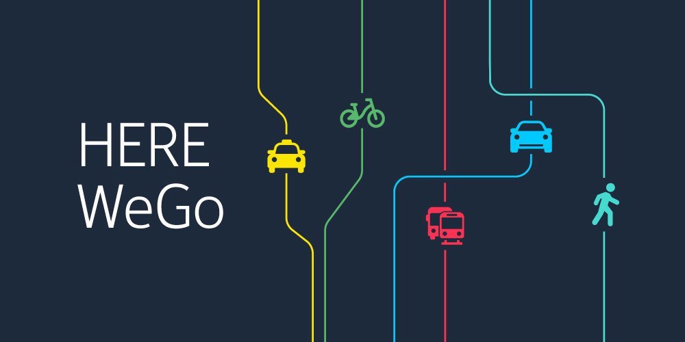 App HERE WeGo para ver el tráfico en tiempo real