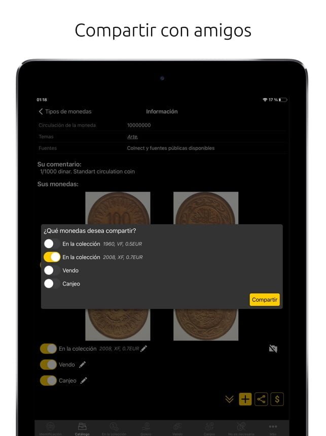 App Maktun para reconocer monedas raras