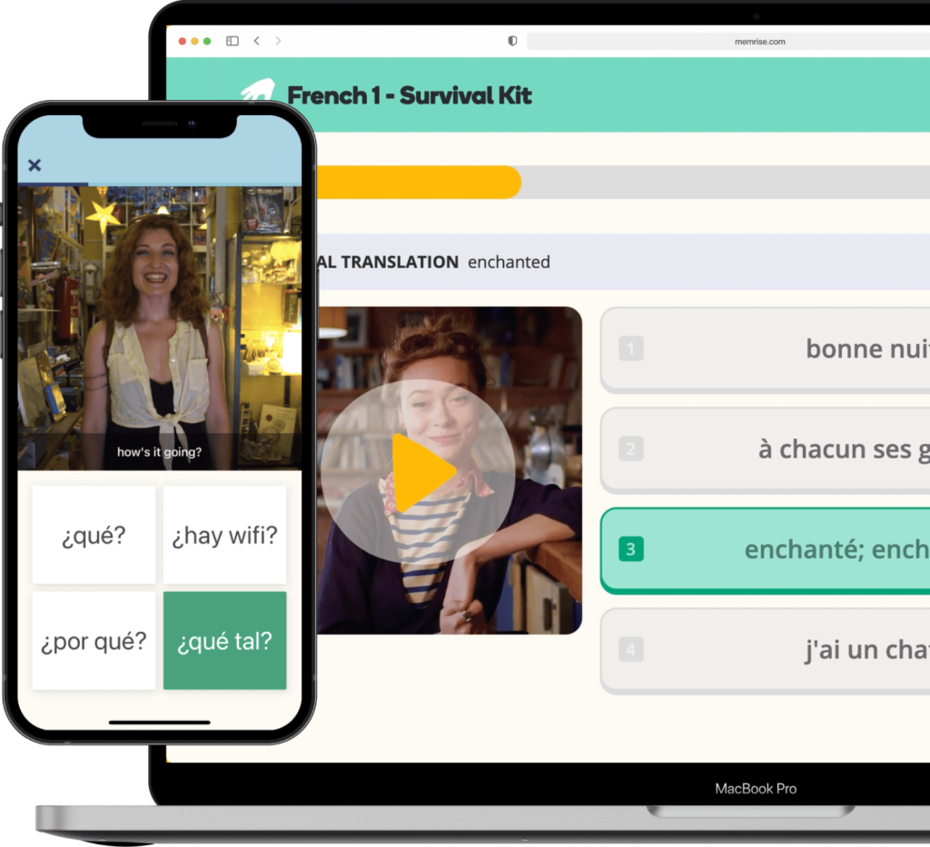 App Memrise para estudiar Latín con tarjetas de memoria