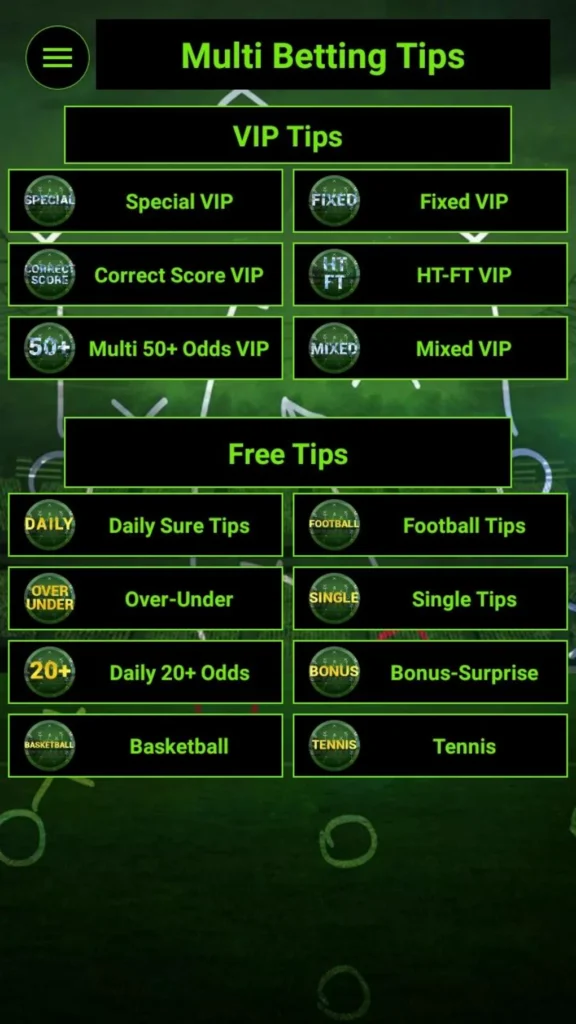 App Multi Betting Tips para pronosticos de deportivos