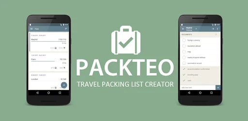App PackTeo para organizar tu maleta