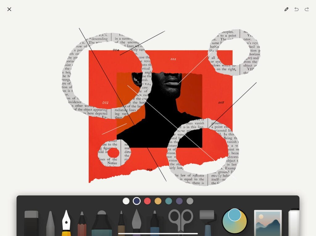 App Paper by WeTransfer para dibujar