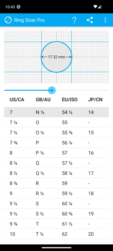 App Ring Sizer Pro