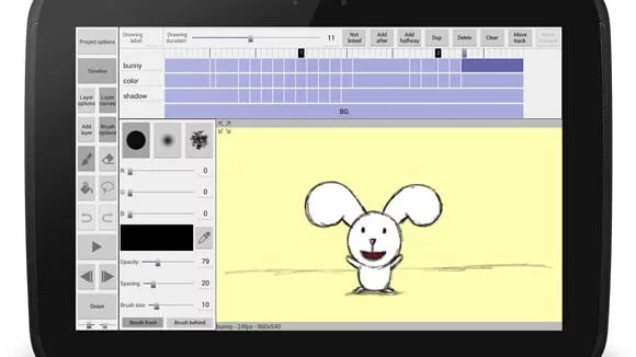 App Rough Animator para animación