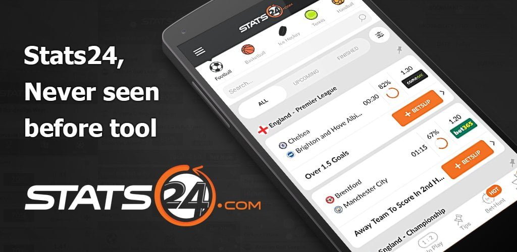 App Stats24 para pronosticos deportivos