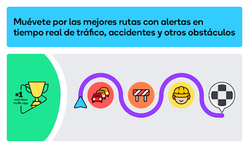 App Waze para ver el tráfico en tiempo real