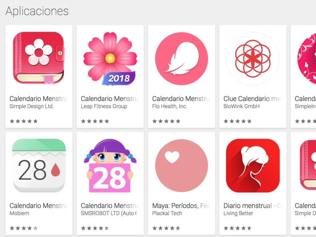 Mejores Apps para el Ciclo Menstrual