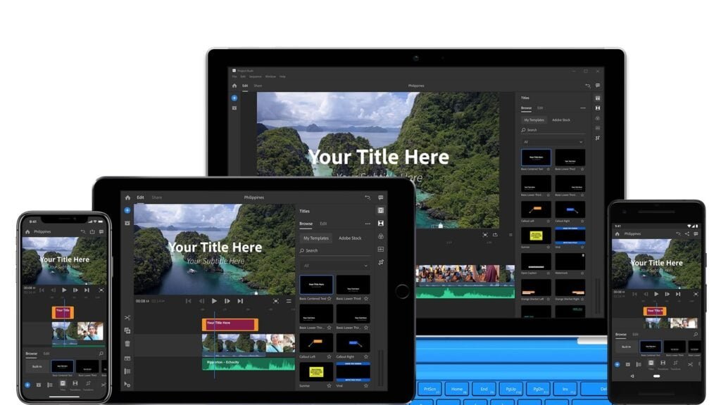 App Adobe Premiere Rush para editar videos