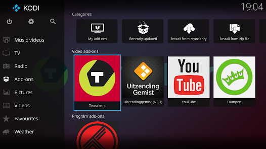 App Kodi como alternativa a Nodoflix