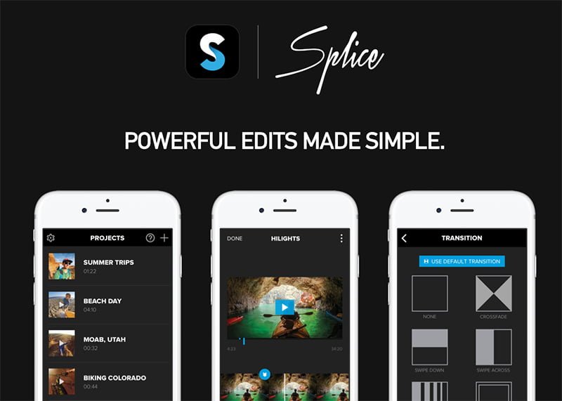 App Splice para edición de video