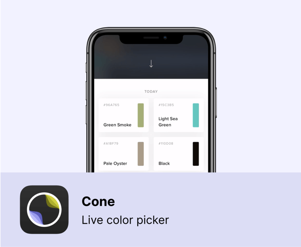 Apps Cone - Live Color Picker para Reconocer Colores con la cámara