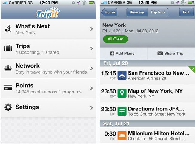 App TripIt