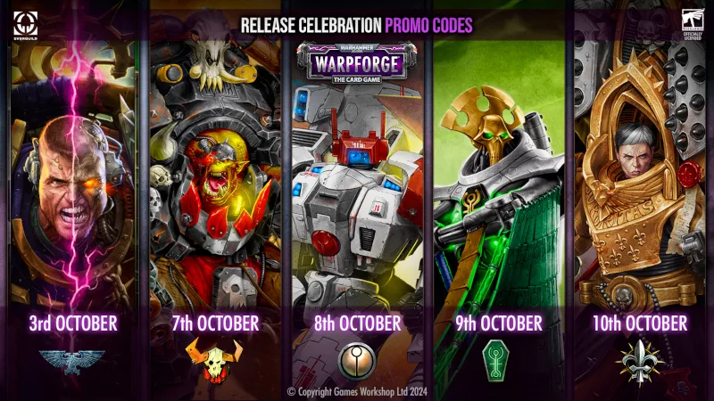 Códigos Warhammer 40K Warpforge