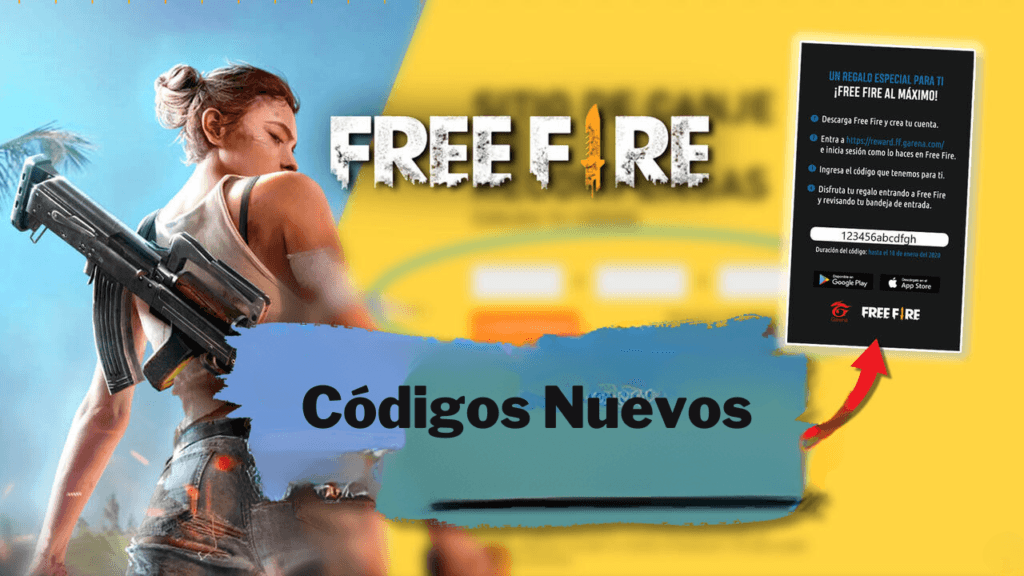 Free Fire Códigos nuevos actualizados a diario