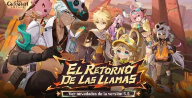 Nueva actualización Genshin Impact 5.5- el retorno de las llamas